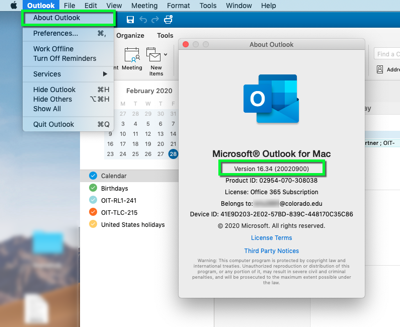 attach office for mac to google